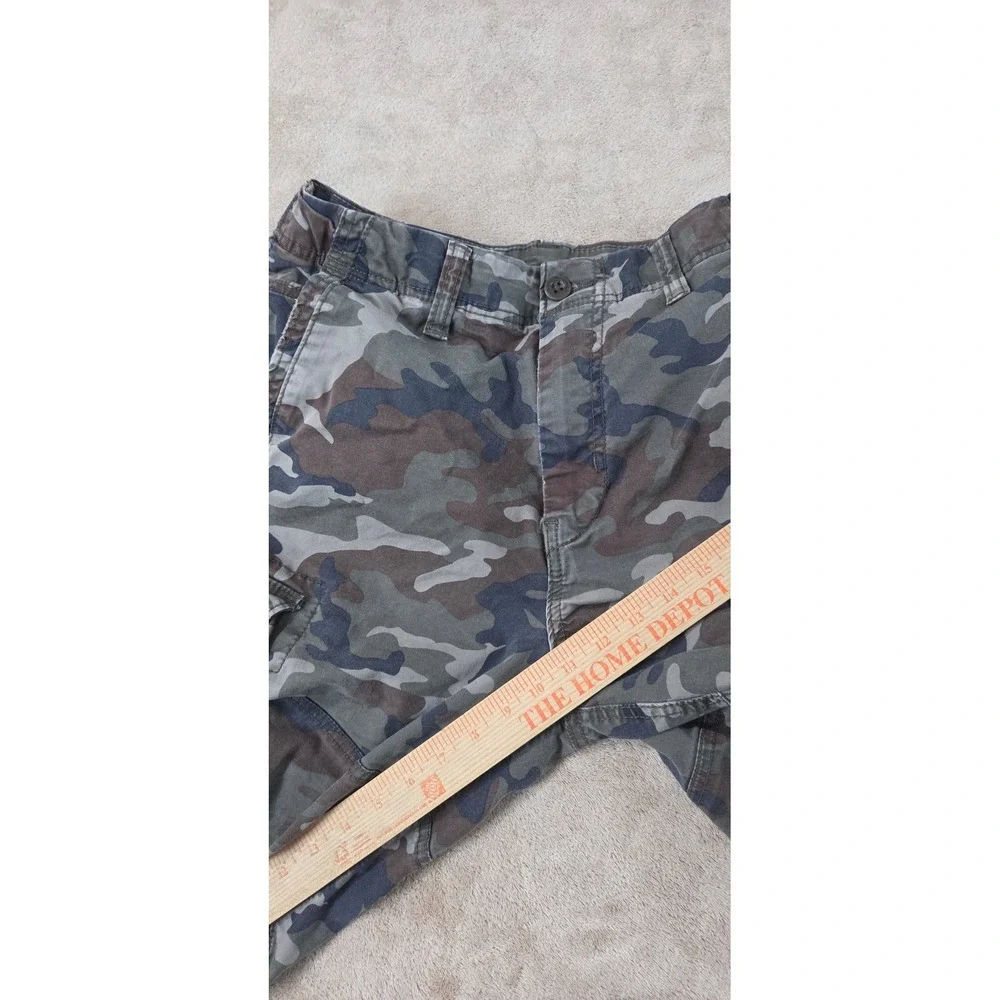 American Eagle Flex Camouflage Cargo Shorts Men's Size 33(32) Cotton GOOD